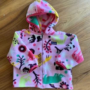 Toddler Patagonia synchilla fleece cardigan jacket